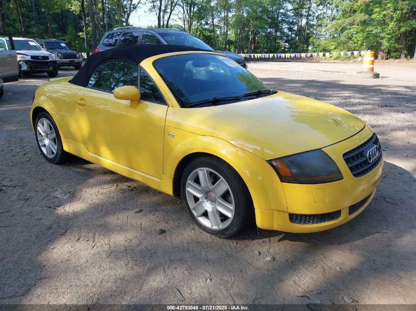 2004 Audi TT Imola Yellow Convertible